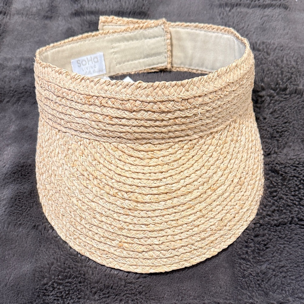 Soho Living Natural Straw Visor